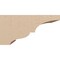 Ekena Millwork 7"W x 14"D x 7"H Wide Asheboro Rough Cedar Woodgrain TimberThane Corbel, Primed Tan CORUR07X14X07ASHRCPR - alternate 5
